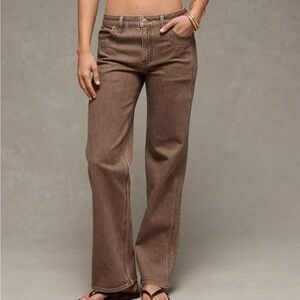 AE VIRAL Stretch High-Waisted Stovepipe Jean Sz 4 regular - look brand new!